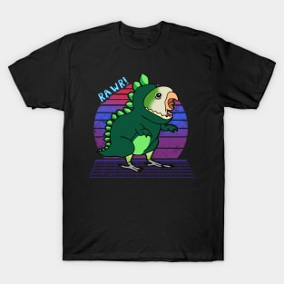 Aesthetic Vaporwave Green Quaker doodle T-Shirt